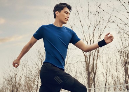 Футболка Xiaomi Mi sports function round neck short sleeve T shirt Blue XL 1170800053