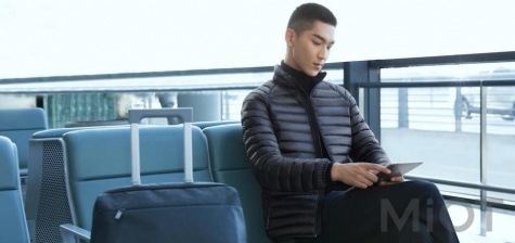 Куртка-пуховик Xiaomi Mi wool thin jacket Blue XXL