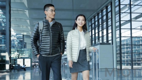 Куртка-пуховик Xiaomi Mi wool thin jacket Blue S
