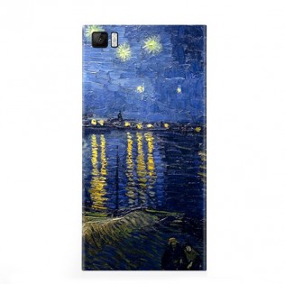 Виниловая наклейка обложка для смартфонов Xiaomi Mi3 Night city