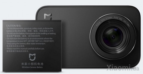 Батарея для камеры Mi Home (Mijia) 4K Small Camera 1450 mAh 4K Action Camera Battery