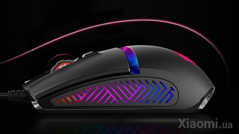 Мышь Xiaomi Blasoul Y720 Lite 1000GHz 7200DPI RGB Black