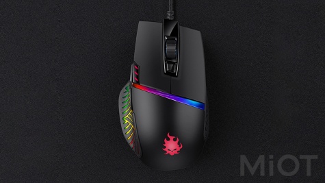 Мишка Xiaomi Blasoul Y720 Lite 1000GHz 7200DPI RGB Black