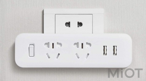Розгалужувач Mi Home (Mijia) Power Strip (2 розетки + 2 USB-port) White MJEWZHQ-01QM