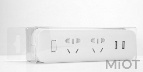 Розгалужувач Mi Home (Mijia) Power Strip (2 розетки + 2 USB-port) White MJEWZHQ-01QM