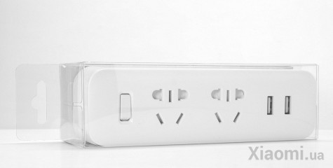 Разветвитель Mi Home (Mijia) Power Strip (2 розетки + 2 USB) White MJEWZHQ-01QM