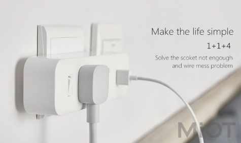 Розгалужувач Mi Home (Mijia) Power Strip (2 розетки + 2 USB-port) White MJEWZHQ-01QM