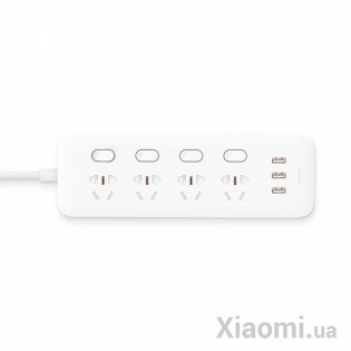 Удлинитель Mi Home (Mijia) Power Strip (4 розетки + 3 USB-port) 2 м White MJSWSKCXB-01QM
