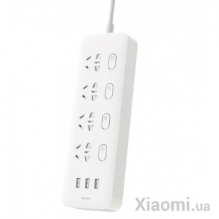 Удлинитель Mi Home (Mijia) Power Strip (4 розетки + 3 USB-port) 2 м White MJSWSKCXB-01QM