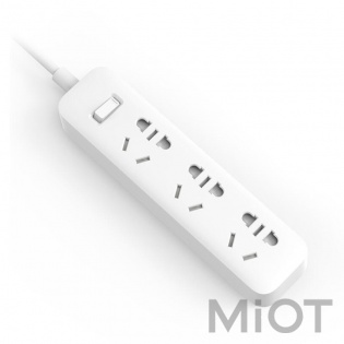 Подовжувач Xiaomi Mi Power Strip (3 розетки) 1 м White CXB3-2QM