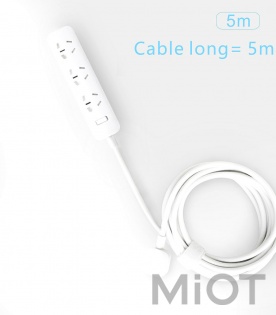 Подовжувач Xiaomi Mi Power Strip (3 розетки) 1 м White CXB3-2QM