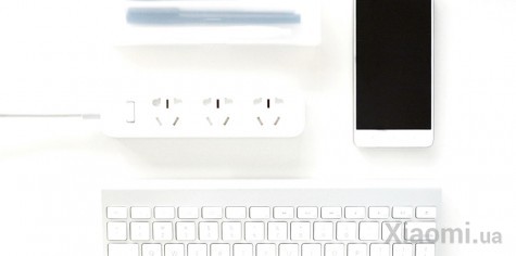 Удлинитель Xiaomi Mi Power Strip (3 розетки) 1 м White CXB3-2QM