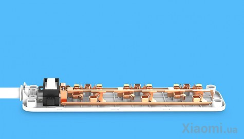 Удлинитель Xiaomi Mi Power Strip (3 розетки) 1 м White CXB3-2QM