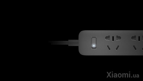 Удлинитель Xiaomi Mi Power Strip (3 розетки) 1 м White CXB3-2QM