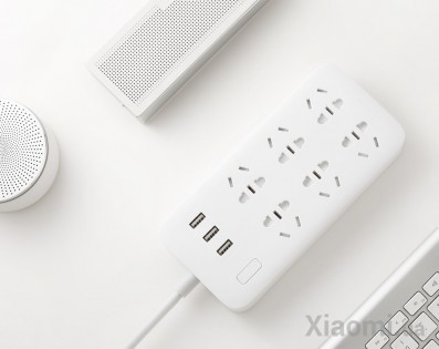 Удлинитель Mi Home (Mijia) Power Strip (6 розеток + 3 USB-port) White CXB6-1QM