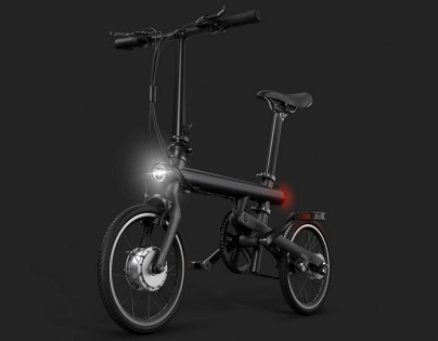 Велосипед Mi Home (Mijia) Xiaomi QiCYCLE Folding Electric Bike EF1 Yellow