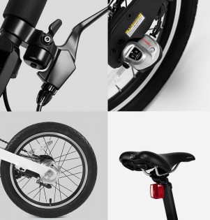 Велосипед Mi Home (Mijia) Xiaomi QiCYCLE Folding Electric Bike EF1 Yellow