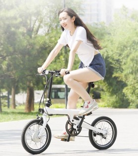 Велосипед Mi Home (Mijia) Xiaomi QiCYCLE Folding Electric Bike EF1 Yellow