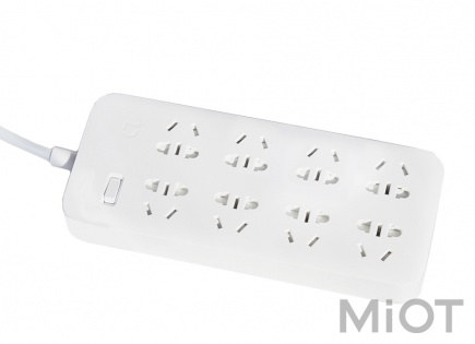 Подовжувач Mi Home (Mijia) Smart Power Strip (8 розеток) with Wi-Fi White