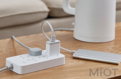 Подовжувач Mi Home (Mijia) Smart Power Strip (8 розеток) with Wi-Fi White
