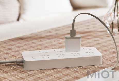 Подовжувач Mi Home (Mijia) Smart Power Strip (8 розеток) with Wi-Fi White