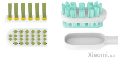 Насадки для зубной щетки Mi Home (Mijia) White 3 in 1 KIT (NUN4001)