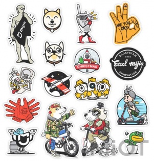 Наліпки Mi Home (Mijia) Сreative Sticker MJTZ01MT