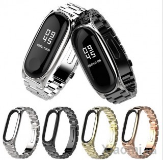 Металлический ремешок Xiaomi MiJobs для Xiaomi Mi Band 3 Gold