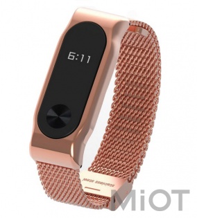 Металевий ремінець до Xiaomi Mi Band 2 Gold Xiaomi MiJobs