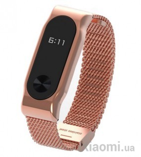 Металлический ремешок для Xiaomi Mi Band 2 Gold Xiaomi MiJobs