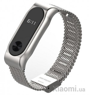 Металлический ремешок для Xiaomi Mi Band 2 Silver Xiaomi MiJobs 