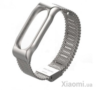 Металлический ремешок для Xiaomi Mi Band 2 Silver Xiaomi MiJobs 