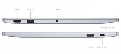 Ноутбук Xiaomi Mi Notebook Air 13.3" i7 8/256 GB Windows 10 (Trial) Silver