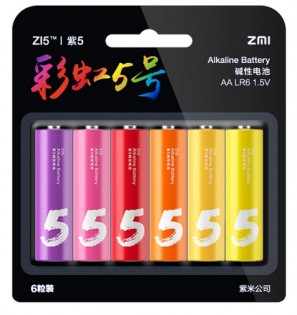 Батарейки Xiaomi ZMi Rainbow AA batteries 6 шт