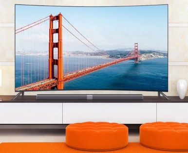 Телевізор Xiaomi Mi TV 3S 65" SMART 4K CURVED with Soundbar