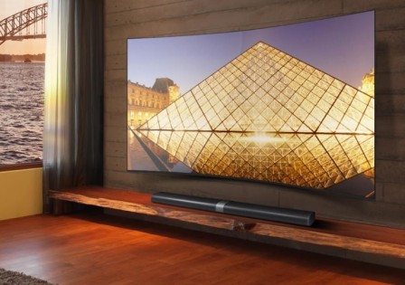 Телевізор Xiaomi Mi TV 3S 65" SMART 4K CURVED with Soundbar