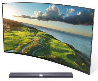 Телевізор Xiaomi Mi TV 3S 65" SMART 4K CURVED with Soundbar