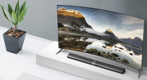 Телевізор Xiaomi Mi TV 3S 65" SMART 4K CURVED with Soundbar