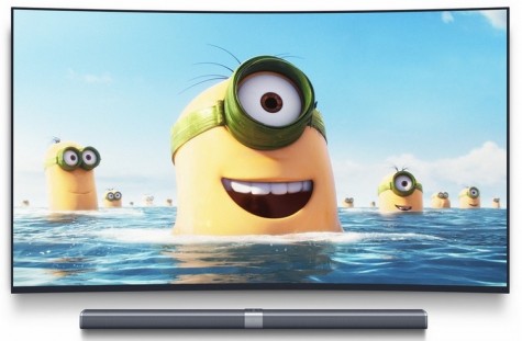 Телевізор Xiaomi Mi TV 3S 65" SMART 4K CURVED with Soundbar