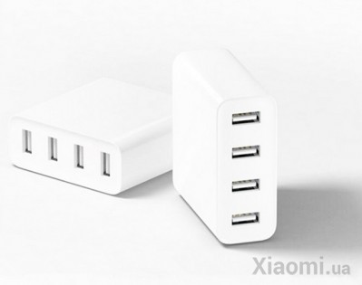 Зарядное устройство Xiaomi Mi USB Multiple hub 4 USB White (CDQ01ZM)