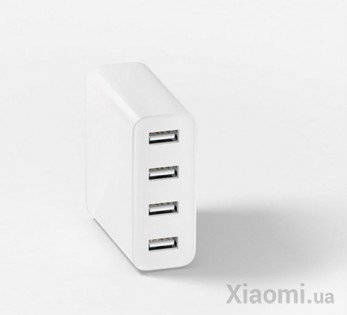 Зарядное устройство Xiaomi Mi USB Multiple hub 4 USB White (CDQ01ZM)