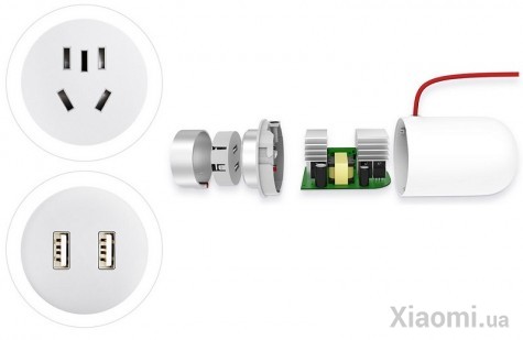 Автомобильный инвертор Xiaomi MiJia Car Inverter White CZNBQ-1QM