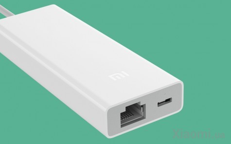 Адаптер Multi-Adapter Xiaomi Mi USB3.0 Hub with Gigabit Ethernet White JGQ4004TY