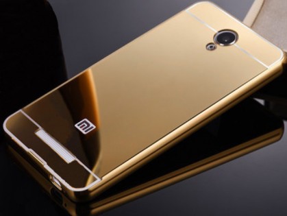 Металевий чохол бампер до смартфонів Redmi Note 2 Yellow Ліцензія