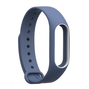 Ремінець до браслета  Xiaomi Mi Band 2 Night Blue/White