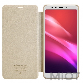 Чохол книжка Nillkin Sparkle Leather Case SP-LC Xiaomi Redmi 5 Plus Gold