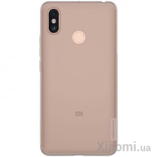 Чехол бампер силиконовый Xiaomi Nillkin Nature Mi Max 3 TPU Grey