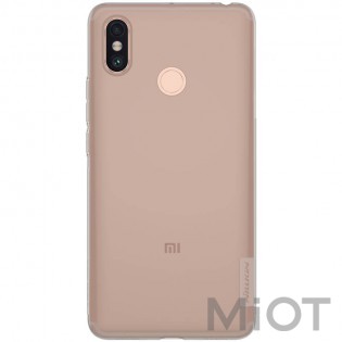 Чохол бампер силиконовый Xiaomi Nillkin Nature Mi Max 3 TPU Grey