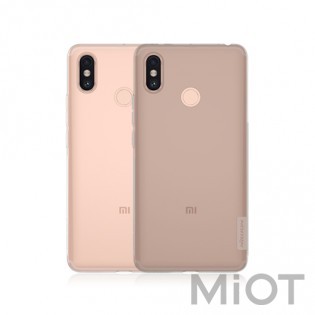 Чохол бампер силиконовый Xiaomi Nillkin Nature Mi Max 3 TPU Grey