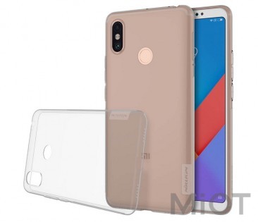 Чохол бампер силиконовый Xiaomi Nillkin Nature Mi Max 3 TPU Grey
